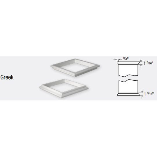 Pvc Column Cap Fypon PVC Square Column Wrap Cap and Base
