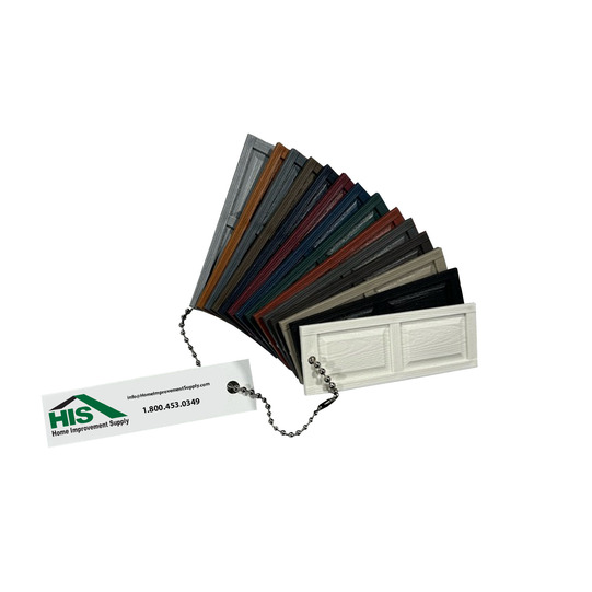 Mid America Vinyl Shutter Color Samples