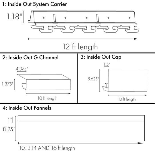 Inside Out Panel Upgrade Quality Edge Inside Out White Underdecking Panels